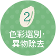 02 色彩選別・異物除去